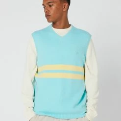 Stussy Brushed Stripe Knit Vest