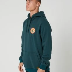 DEPACTUS Glory Fleece Hood -RVCA shop SEA MOSS MENS CLOTHING DEPACTUS HOODIES SWEATS D5231442SEAMS 3