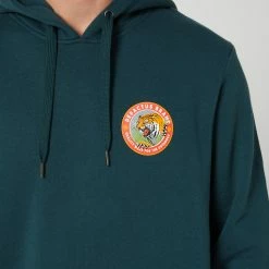 DEPACTUS Glory Fleece Hood -RVCA shop SEA MOSS MENS CLOTHING DEPACTUS HOODIES SWEATS D5231442SEAMS 4