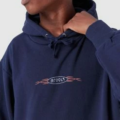 Barney Cools Speed Hood -RVCA shop SLATE MENS CLOTHING BARNEY COOLS HOODIES 405 Q223 XS 4