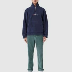 Barney Cools 90S Polar Jumper 11 Barney Cools 90S Polar Jumper -RVCA shop SLATE MENS CLOTHING BARNEY COOLS JUMPERS 500 Q223 XS 6