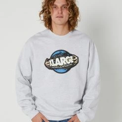 XLARGE Digital Earth Crewneck