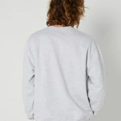 XLARGE Digital Earth Crewneck -RVCA shop SNOW MARLE MENS CLOTHING XLARGE JUMPERS XL035201WSHBLK 3