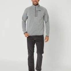 Patagonia Better Sweater Mens Quarter Zip -RVCA shop STONEWASH MENS CLOTHING PATAGONIA JUMPERS 25523STH 5