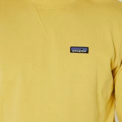 Patagonia Regenerative Organic Certified Cotton Crewneck Sweatshirt -RVCA shop SURFBOARD YELLOW MENS CLOTHING PATAGONIA JUMPERS 26346 SUYE XS 4