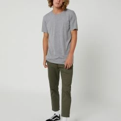 Swell Dandy Crop Pant 9 Swell Dandy Crop Pant -RVCA shop TARMAC MENS CLOTHING SWELL PANTS S5173196TAR 5