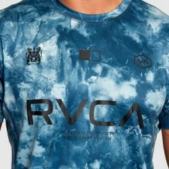 Vent Rvca Badge Ss -RVCA shop TEAL TIE DYE MENS CLOTHING RVCA SPORTSWEAR AVYKT00302 BRR6 4