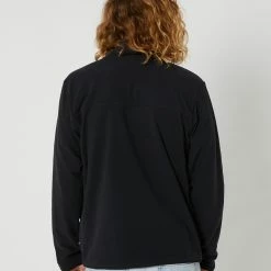 The North Face Tka Glacier Full Zip Mens Jacket -RVCA shop TNF BLACK MENS CLOTHING THE NORTH FACE JUMPERS NF0A4AJCJK3 3