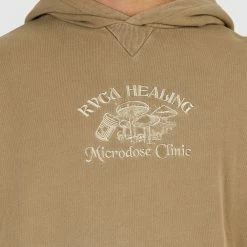 Rvca Healing Hoodie -RVCA shop TOBACCO MENS CLOTHING RVCA HOODIES UVYFT00187 TOB 4