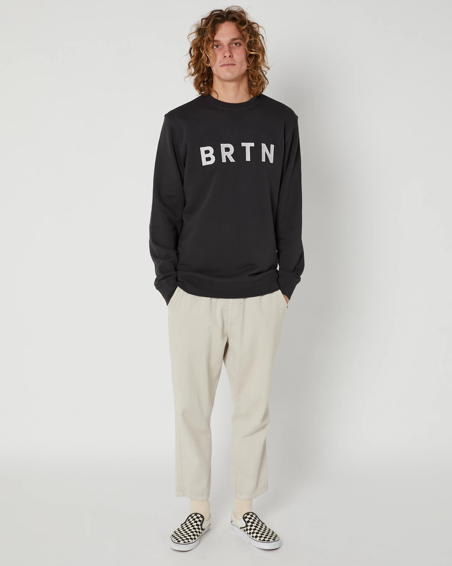 Burton Brtn Mens Crewneck Sweatshirt 5 Burton Brtn Mens Crewneck Sweatshirt - Image 5