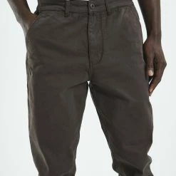 Arvust Preston Slim Chino Pants -RVCA shop UMBER MENS CLOTHING ARVUST PANTS 52305500042 4