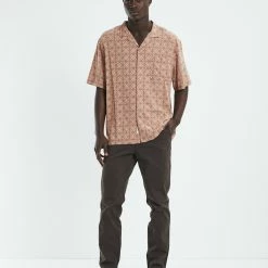 Arvust Preston Slim Chino Pants -RVCA shop UMBER MENS CLOTHING ARVUST PANTS 52305500042 6