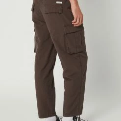 DEPACTUS Parque Cargo Pant Umber 8 DEPACTUS Parque Cargo Pant Umber -RVCA shop UMBER MENS CLOTHING DEPACTUS PANTS DEMS23215UMB 4