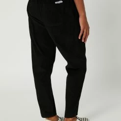 The Critical Slide Society All Day Cord Mens Beach Pant -RVCA shop VINTAGE BLACK MENS CLOTHING THE CRITICAL SLIDE SOCIETY PANTS PT2224 VBK 4