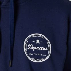 DEPACTUS Ledger Fleece Hood -RVCA shop VINTAGE INDIGO MENS CLOTHING DEPACTUS HOODIES D5224446VNTIND 4