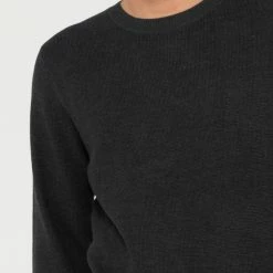 Rusty Cradle Lightweight Crew Knit -RVCA shop WASHED BLACK MENS CLOTHING RUSTY KNITS CARDIGANS W23 CKM0351 WBA 1S 5