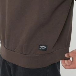 Dr. Denim Justus Sweatshirt -RVCA shop WASHED CHOCOLATE MENS CLOTHING DR DENIM JUMPERS 2221109613002 4
