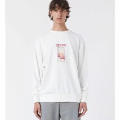 Barney Cools Tour Crew Sweatshirt Off White