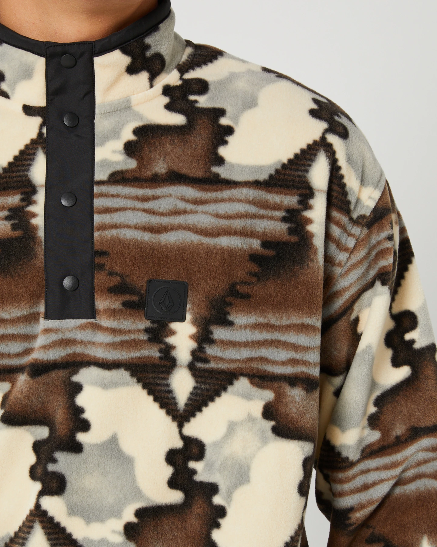 Volcom Error92 Mens Mock Neck Fleece 4 Volcom Error92 Mens Mock Neck Fleece - Image 4