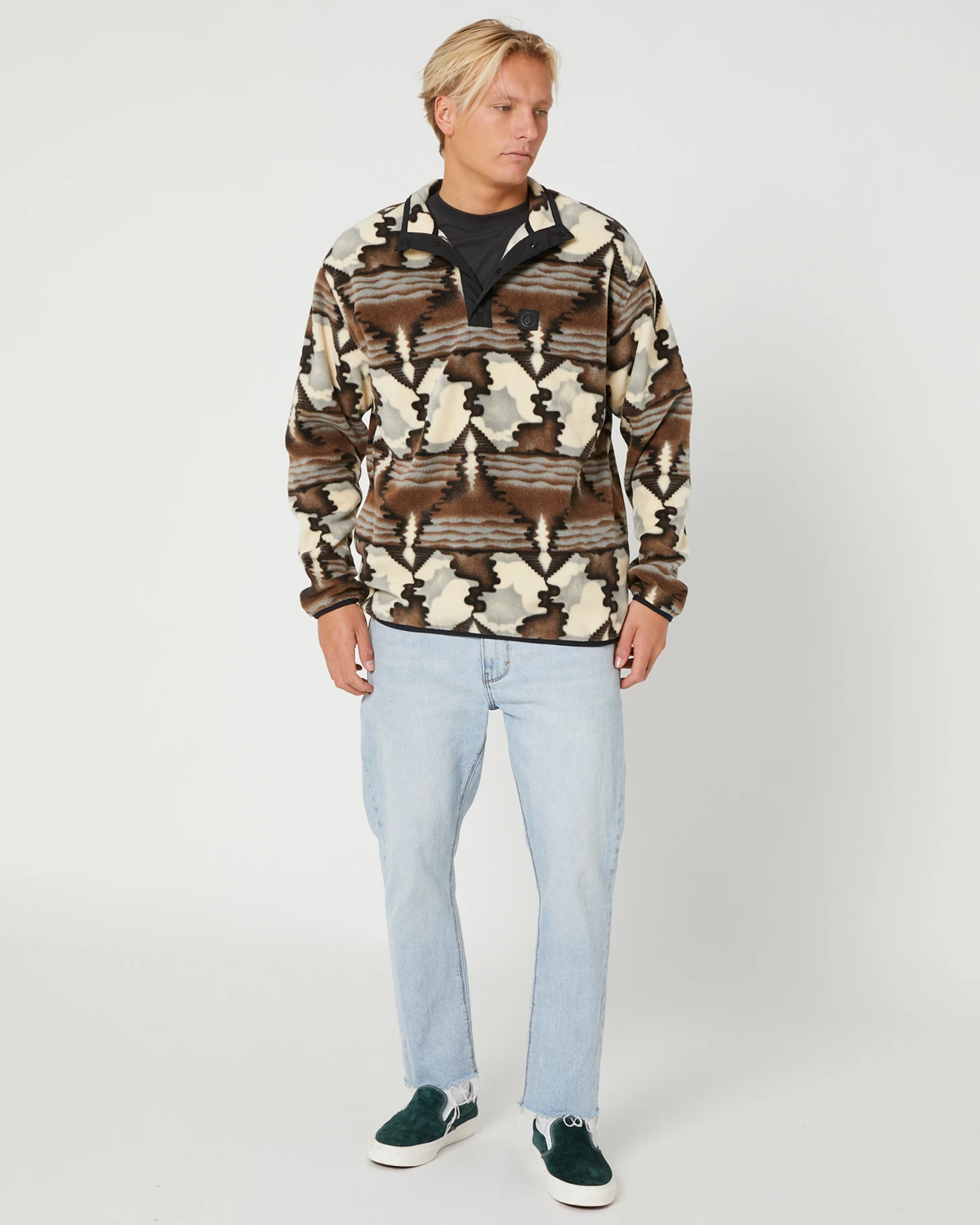 Volcom Error92 Mens Mock Neck Fleece 5 Volcom Error92 Mens Mock Neck Fleece - Image 5