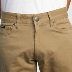 RVCA Dagger Twill Pants 8 RVCA Dagger Twill Pants -RVCA shop WOOD MENS CLOTHING RVCA PANTS AVYNP00177 WOO 3
